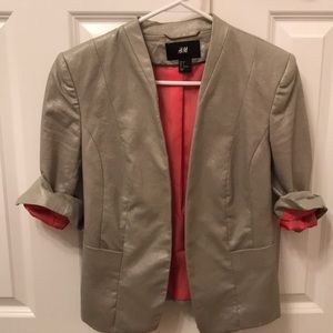 Taupe shimmery blazer